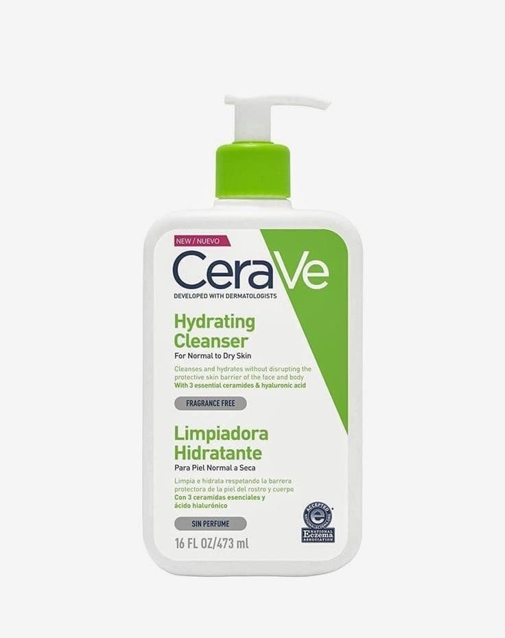 Hydrating Cream-to-Foam Cleanser de Cerave Limpiador 4