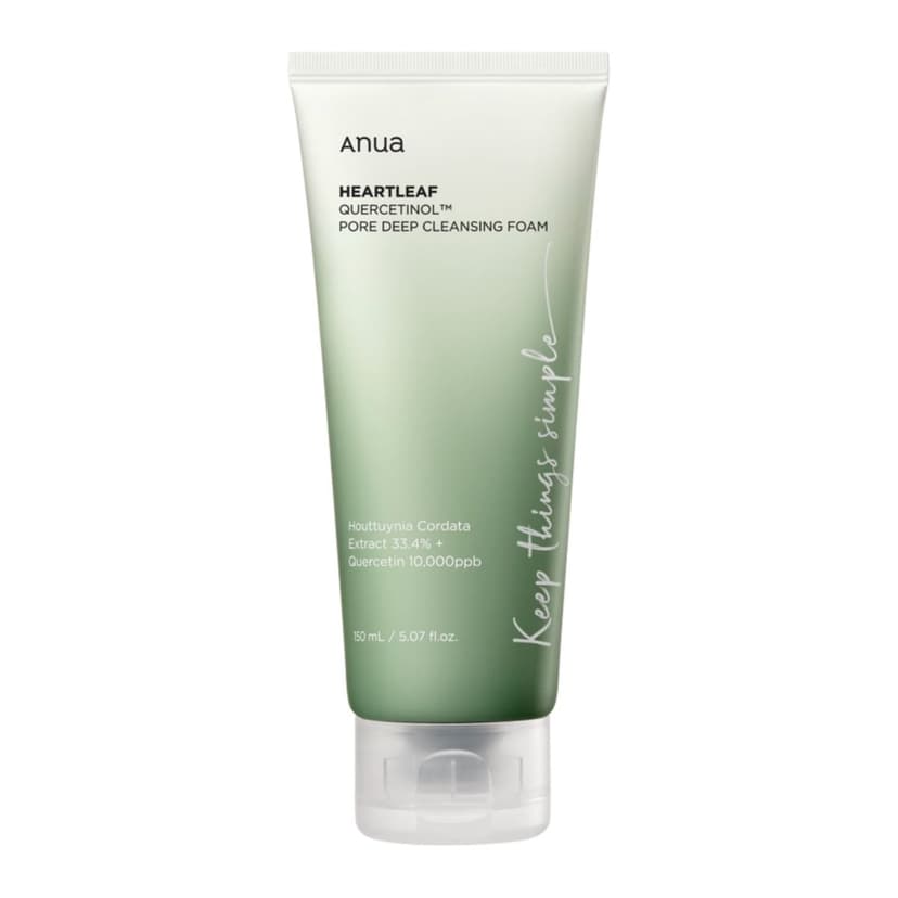 Heartleaf Quercetinol Pore Deep Cleansing Foam Anua Limpiador